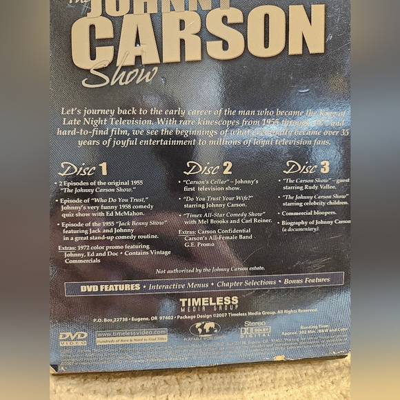 Here's....the Johnny Carson Show - 3 DVD - Picture 5 of 5